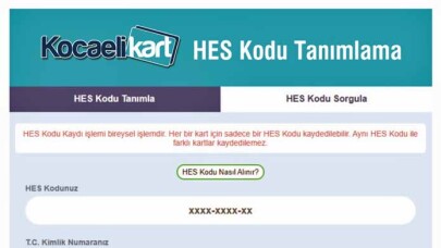 Kocaeli'nde toplu taşımaya HES kodu ile binilecek