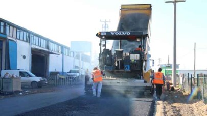 Gebze Pelitli Yolu’nda yol yenileme çalışması başladı