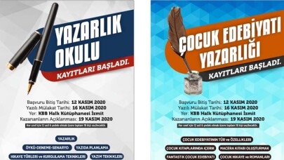 Yazarlık kursu kayıtları için son gün 12 Kasım