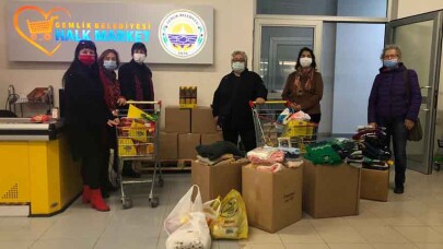Gemlik Kent Konseyi’nden Halk Market’e destek