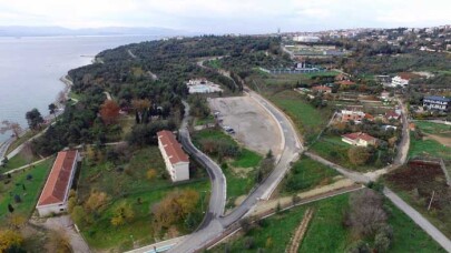 Darıca sahil parkı içindeki yol konforu arttırıldı