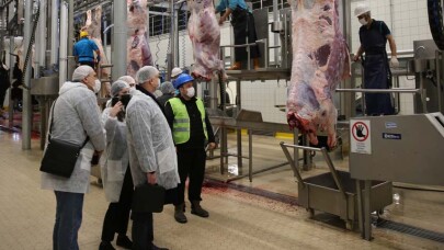 Ukrayna eski Sağlık Bakanından Büyükşehir Mezbahasına ziyaret