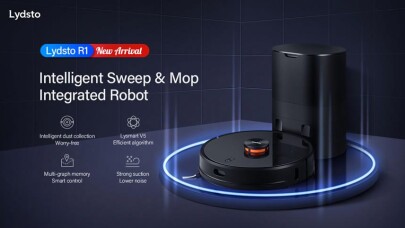 Lydsto Kendi Tozunu Kendisi Temizleyen Robot Süpürge - akıllı robot süpürgeler için yeni bir çağ başlatıyor
