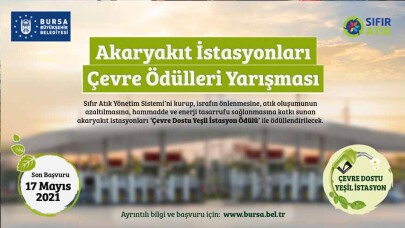 Bursa'da akaryakıt istasyonları çevre için yarışıyor