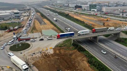 Gebze’deki dev projede çalışmalar Kuzey yan yolda yoğunlaştı
