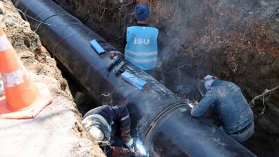 Karakaya içme suyu hattı yenileniyor