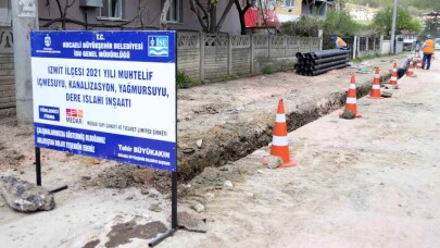 İzmit’te altyapı projesi başladı