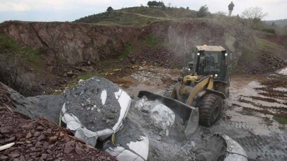 Atık dökenler hakkında adli işlem başlatıldı