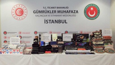Sabiha Gökçen Havalimanı'nda 2,5 Milyon Lira Değerinde Kaçak Eşya Ele Geçirildi
