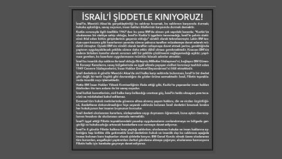 76 barodan ortak açıklama; 'İsrail insanlık suçu işlemektedir'