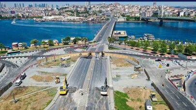 Unkapanı Köprüsü'nün Yıkımı Tamamlanıyor