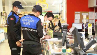 Nilüfer Zabıtası tam kapanma denetiminde
