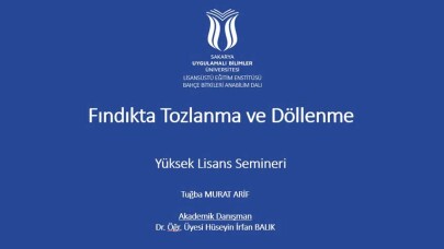 Sakarya’nın tarımı lisansüstü düzeyde ele alınıyor