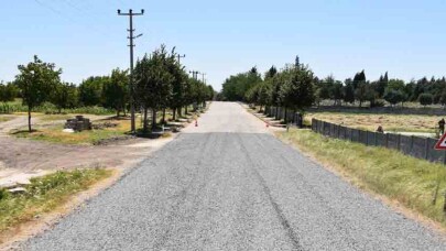 Saray İlçesinde Yol Yapım Çalışmaları Devam Ediyor
