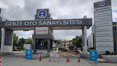 Gebze Oto Sanayi’nde üstyapı çalışmaları devam ediyor