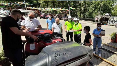 ATV ve UTV işletmeleri denetlendi