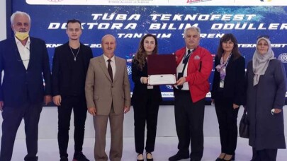 Gülşah Çongur’a TEKNOFEST’ten Ödül