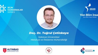 SAÜ'lü Doç. Dr. Tuğrul Çetinkaya, ‘2020 Genç Bilim İnsanı Ödülünü’ Kazandı