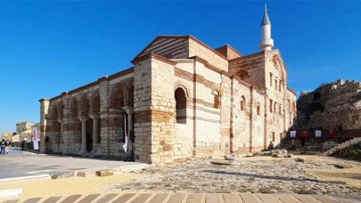 Enez Ayasofya Camii İbadete Açıldı