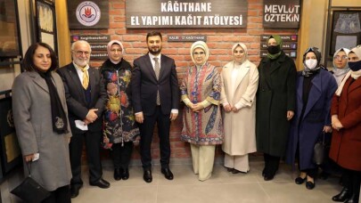 'Tekamül Sürdürülebilir Sanat Sergisi'nin açılışını Emine Erdoğan yaptı