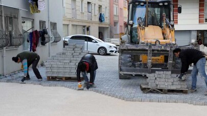 Mudanya’da Parke Yol Çalışmaları Devam Ediyor