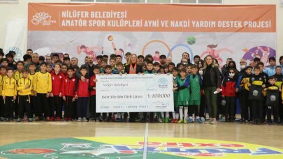 Nilüfer Belediyesi'nden amatör spora 400 bin liralık destek