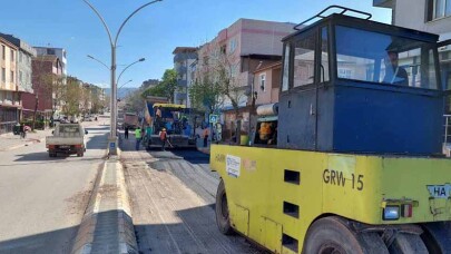 Körfez Akşemsettin Caddesi asfaltlandı