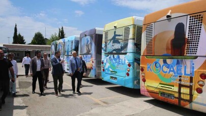 Kocaeli’nin turistik alanları otobüslere giydirildi