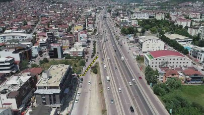 İzmit yönüne gidiş için yeni bağlantı yolu