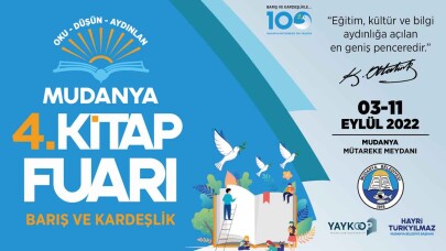 Mudanya 4. Kitap Fuarı 3 Eylül’de Başlıyor