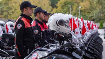 İstanbul'da Yunus Polislere 180 Yeni Motosiklet Teslim Edildi