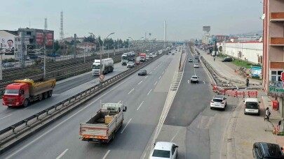 D-100 yan yolda trafik akışı İstanbul yönünde olacak