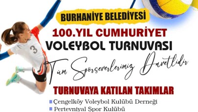 Burhaniye’de Voleybol Heyecanı Başlıyor