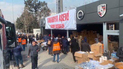 Sakarya Depremzedelere Destek Olmaya Devam Ediyor