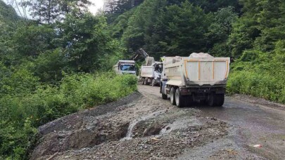 Sakarya'da yağışlarda hasar gören o yol için seferberlik başladı