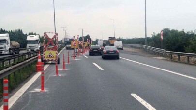 Kocaeli stadyum yolu için TEM’de çalışmalar başladı