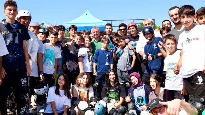 Skate Park’ta adrenalin tavan yaptı