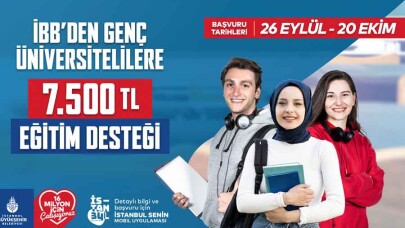 İBB geri ödemesiz eğitim desteğini 7 bin 500 TL’ye çıkardı