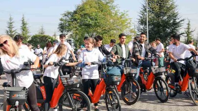 Pedallar cumhuriyetin 100. yılı için çevrildi