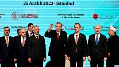 Sabiha Gökçen Havalimanı 2. Pisti Cumhurbaşkanı Erdoğan Tarafından Açıldı