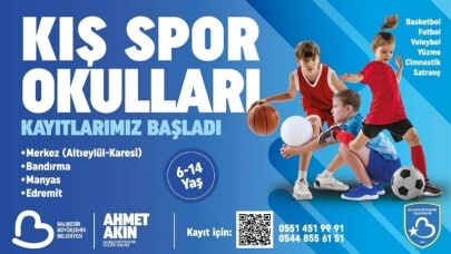 Kış Spor Okulları minik yetenekleri bekliyor