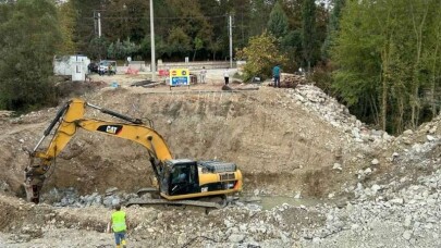 Tatarahmet köprüsünde temel betonu döküldü