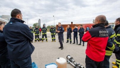 Bursa Büyükşehir’den Fabrika İtfaiyecilerine Özel Eğitim