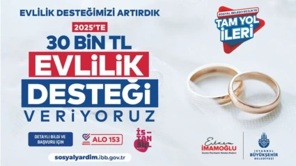 “Evlilik Desteği”, 30 bin TL’ye çıkarıldı