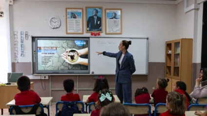 Minikler su tasarrufunda örnek oluyor