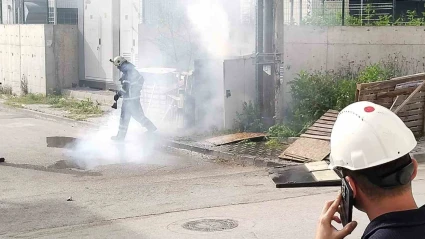 Körfez’de trafo yangını paniğe neden oldu