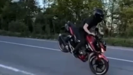 Ordu’da tehlikeli motosiklet kullanan sürücüye 72 bin lira ceza