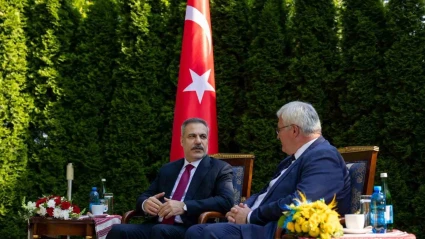Dışişleri Bakanı Fidan Kiev’de Ukraynalı mevkidaşı Sibiha ile görüştü