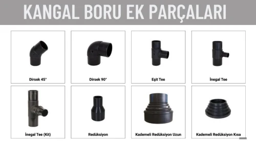 Kangal Boru Ek Parçaları