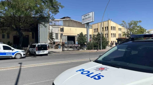 Konya’da metal fabrikasında patlama paniğe neden oldu